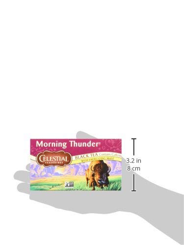 Celestial Seasonings Black Tea Morning Thunder, 20-Count (Pack Of 6)