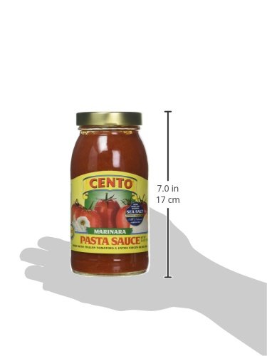 Cento Italian Marinara Sauce Jars, 25.5 Ounce (Pack Of 6)