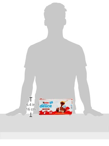 Kinder D  Lice Snacks Cacao 420 G - 4 Packs (40 Bars)