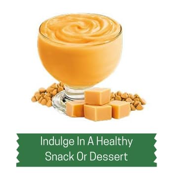 Simple Mixes Natural Instant Pudding Mix, Healthy Snack, Salted Caramel, Gluten and Dye-Free, No Fat, or Lactose, Kosher, 3 Pack