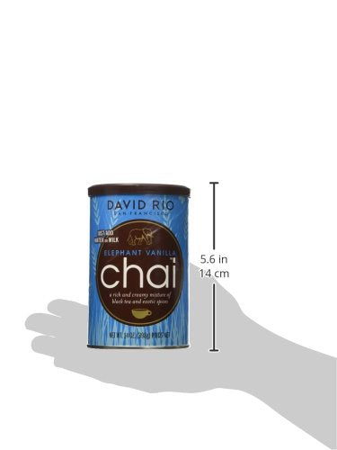 David Rio Elephant Vanilla Chai, 14Oz. - 2 Canisters