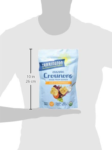 Carrington Farms Crounons Garlic & Parmesan, 4.75 Ounce, Pack of 1