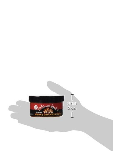 Rub with Love Smoky Barbecue Rub, 3.5 Ounce, Ideal for Grilling and Seasoning
