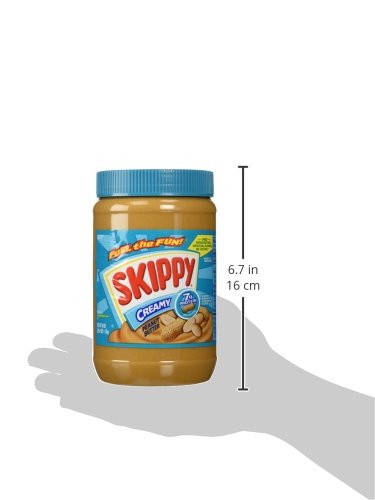 SKIPPY Creamy Peanut Butter, 40 Ounce, Pack of 1, Model 10862