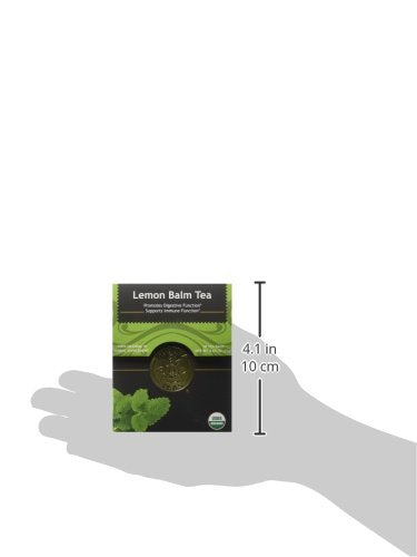 Buddha Teas Organic Lemon Balm Tea - Ou Kosher, Usda Organic, Ccof Organic, 18 Count (Pack Of 6)