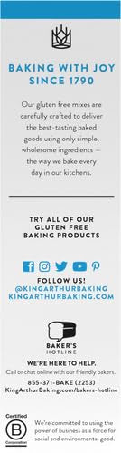 King Arthur, All-Purpose Flour, Gluten-Free Flour, Non-GMO Project Verified, Certified Kosher, 24 Ounces (Pack of 2)