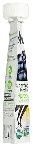 NOKA Organic Blackberry Vanilla Smoothie, 4.22 OZ, Superfood Blend, Pack of 1