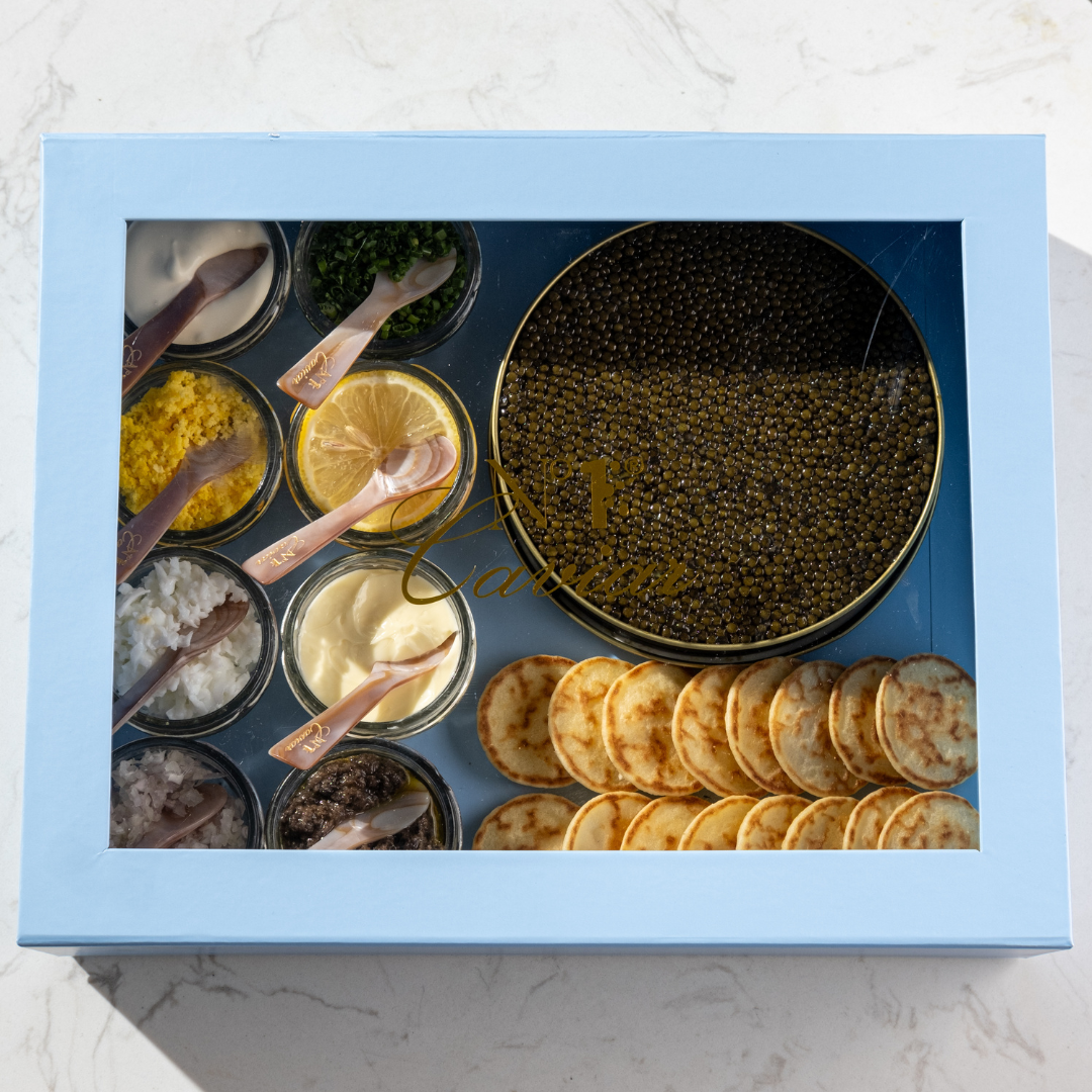 The Complete Caviar Set 250g of Kaluga Classic