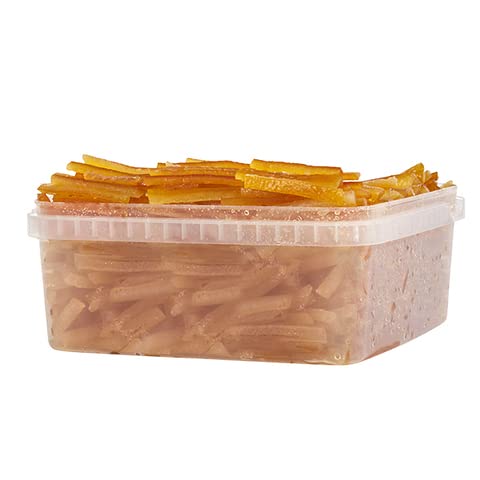 Amifruit Candied Orange Peel Strips, 2.2lbs, Ready to Eat, Gluten Free, Kosher, Non-GMO, 21.59 x 8.79 x 