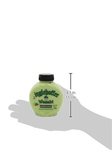 Inglehoffer Wasabi Horseradish, 9.5 Ounce Squeeze Bottle (Pack of 6)