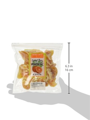 Trader Joes Dried Fruit Soft & Juicy Mandarins 6Oz.