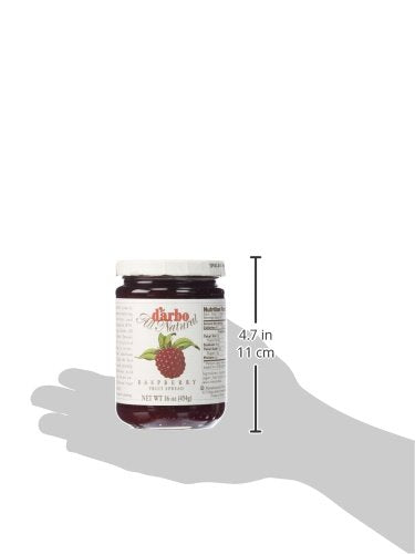 D’Arbo All-Natural Raspberry Fruit Spread, 16 Oz |Crafted Tradition | Pure Fruit Flavor No Artificial Preservatives—Ensuring A Naturally Sweet And Flavorful Spread.