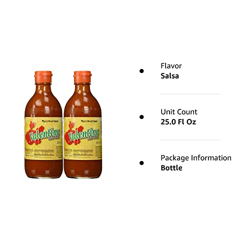 Valentina Salsa Picante Mexican Hot Sauce - 12.5 Oz. (Pack Of 2) - B - C12