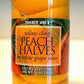 Trader Joes Yellow Cling Peach Halves In White Grape Juice 25 Oz (Case Of 3)