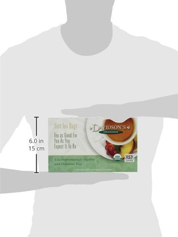 Davidson'S Organics, White Pomegranate, 100-Count Unwrapped Tea Bags