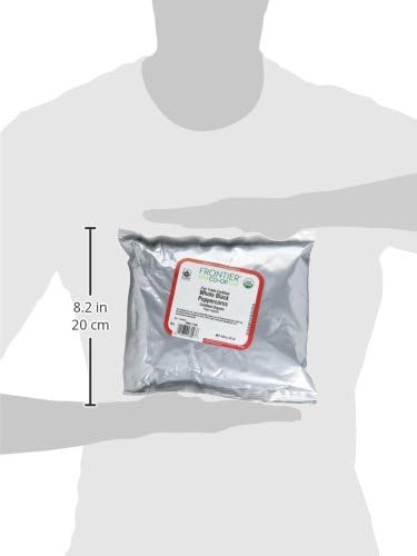 Frontier Co-Op Black Peppercorns, 1-Pound Bulk, Great In Peppermills, Add Satisfying Heat & Bite, Kosher, Non-Irradiated