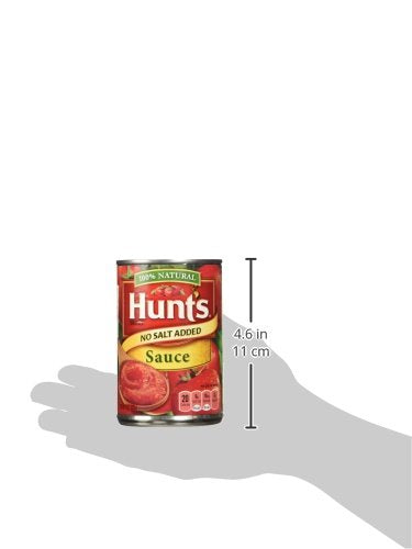 Hunt'S No Salt Added Tomato Sauce 15Oz Can (Pack Of 6)