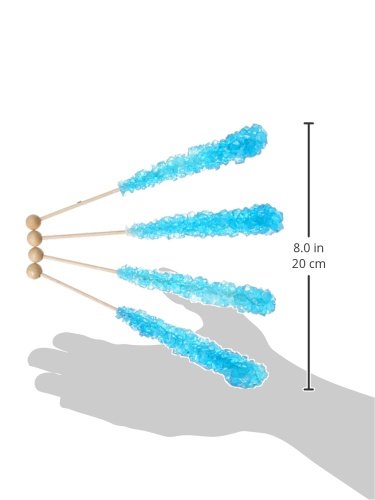 Rock Candy Crystal Sticks Blue Raspberry 12 Ct.