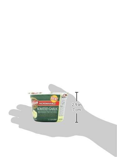 Idahoan Microwavable Roasted Garlic Mashed Potato Cup, 1.5 Oz (Pack Of 3)3