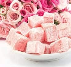 Turkish Delight Rose Flavoured 17.64 Oz 1.10 Ibs 500 Gr Lokum