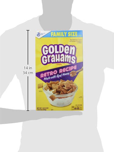 Golden Grahams Breakfast Cereal, Graham  Er Taste, Whole Grain, 18.9 Oz (Pack Of 10)