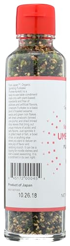 Muso From Japan Sprinkling Umeboshi Furikake, No Additives, Vegan Friendly, Usda Certified Organic, 2.4 Ounce (Pack Of 6)