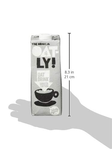 Oatly Barista Edition Oat Milk - Gluten Free, Dairy Free, Non GMO, Vegan, 32 oz (Pack of 6)