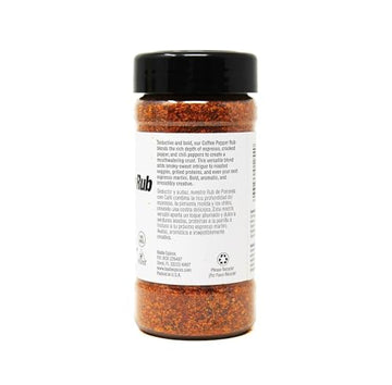 Badia Coffee Pepper Seasoning  6.5 oz - Chili Pepper  Coffee  Garlic  Brown Sugar Blend for Smoky Sweet Rub  Gluten Free  No Msg