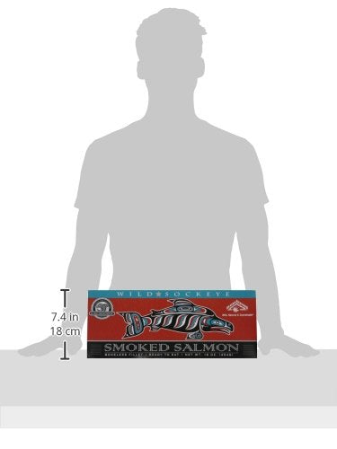 Alaska Smokehouse Smoked Sockeye Fillet Gift Box, 16-Ounce, Pack of 1