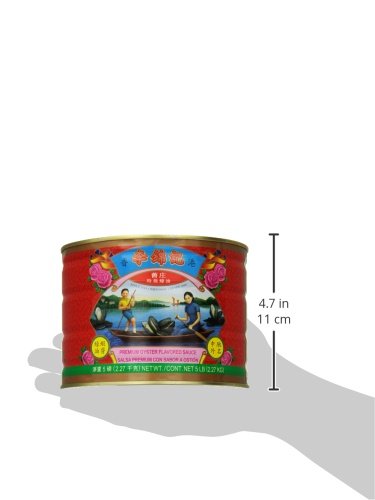 Lee Kum Kee Premium Oyster Sauce (5 Pounds - 1 Pack), No Preservatives, Umami Flavor, Perfect For Marinades, Drizzling, Stock, Stews, Stir-Fryand Dipping Sauces