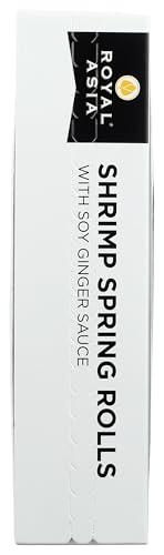 Royal Asia, Shrimp Spring Rolls Ginger Soy Sauce, 10 Ounce