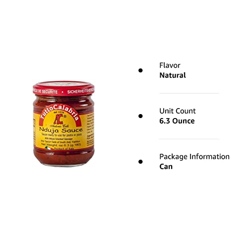Tuttocalabria Calabrian Nduja Sauce, Madewith Smoked Calabrese Sausage, Ready For Pasta, Pizza, Or Any Of Your Other Favorites 6.3 Ounce