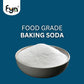 Fyn Pure Baking Soda Powder (1 Kg) - Aluminium Free & Food Grade - For Baking, Cooking, Cleaning, Skin, Teeth, Hair & Scrubs