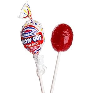 Charm Blow Pops, Cherry Pops, Pack Of 60