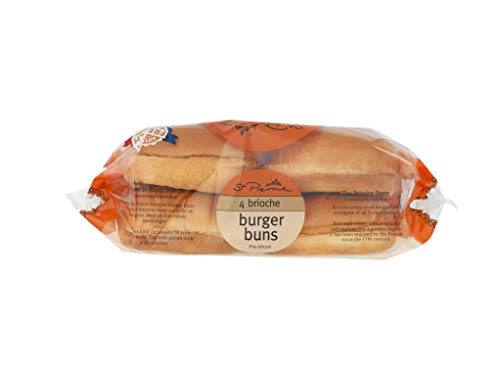 St. Pierre, Brioche Hamburger Buns (4 Count)