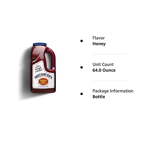 Sweet Baby Ray'S Honey Hot Wing Sauce And Glaz Half Gallon