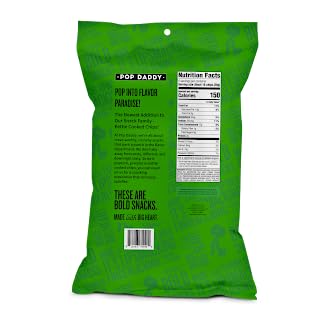 POP DADDY Gourmet Dill Pickle Flavored Popcorn, Gluten Free, 5oz Bags, 3 Pack