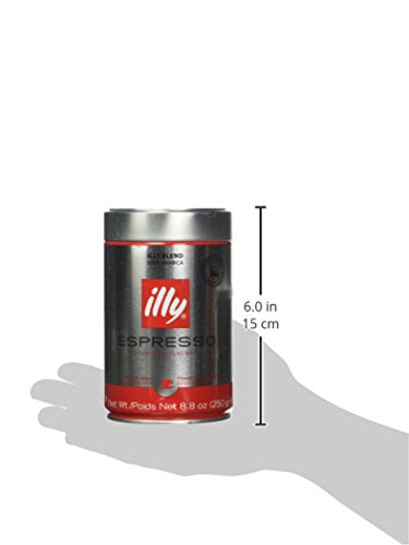 Illycaffe Coffee Grnd Normale Fine, 8.8 Oz (Pack Of 6)