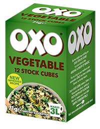 Oxo Vegetable 12 Cubes 71G X 6 Pack