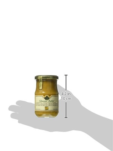 Honey Balsamic Mustard Fallot French Miel et Vinaigre Balsamique Mustard 7.4oz jar, One
