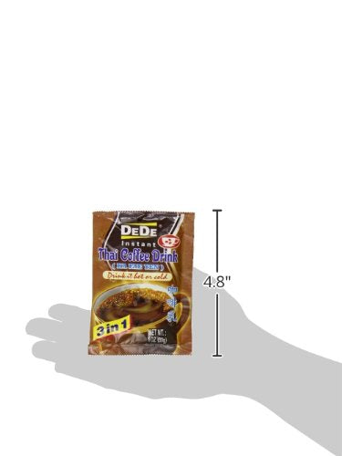 De De Instant Thai Coffee Drink, 12 Count