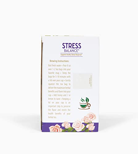 Lifestyle Awareness Caffeine Free Stress Balance Tea, 20 Count, Pack of 1