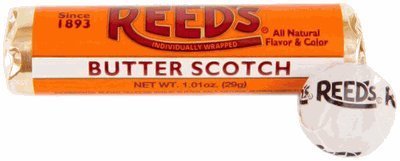 Candy Crate Reeds Hard Candy Rolls - 6ct (2 Root malt-inspired, 2 Cinnamon, 2 Butterscotch) - Multicolor