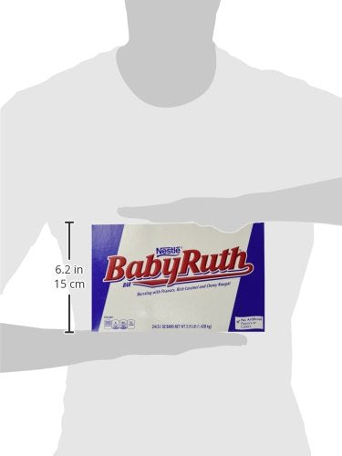 Baby Ruth Candy Bars 24ct 2.1 oz bars