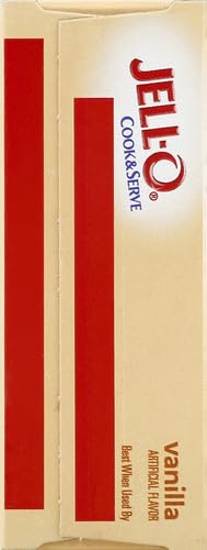 Jell-O Cook & Serve Vanilla Pudding & Pie Filling Mix (4.6 oz Box) (Pack of 4)
