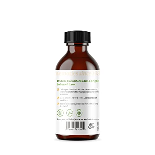 Rodelle Pure Fiori Di Sicilia Citrus Flavor, 2 Fl Oz (Pack Of 1)