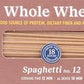 De Cecco Whole Wheat Pasta  Spaghetti No.12  13.25 Ounce