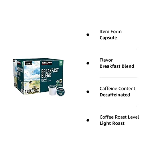 Kirkland Signature Breakfast Blend K-Cup, 120 Count