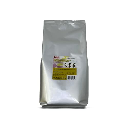Shirakiku Iri Gennmaicha Green Loose Tea Leaf | Japanese Matcha Green Tea With Brown Roasted Rice | Easy To Prepare & Prefect Fo