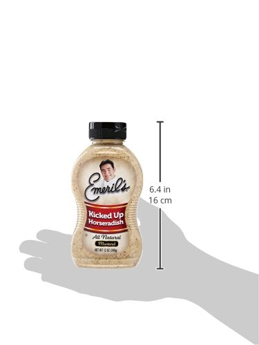 Emeril s Mustard, Kicked Up, Horseradish, 12 Fl Oz